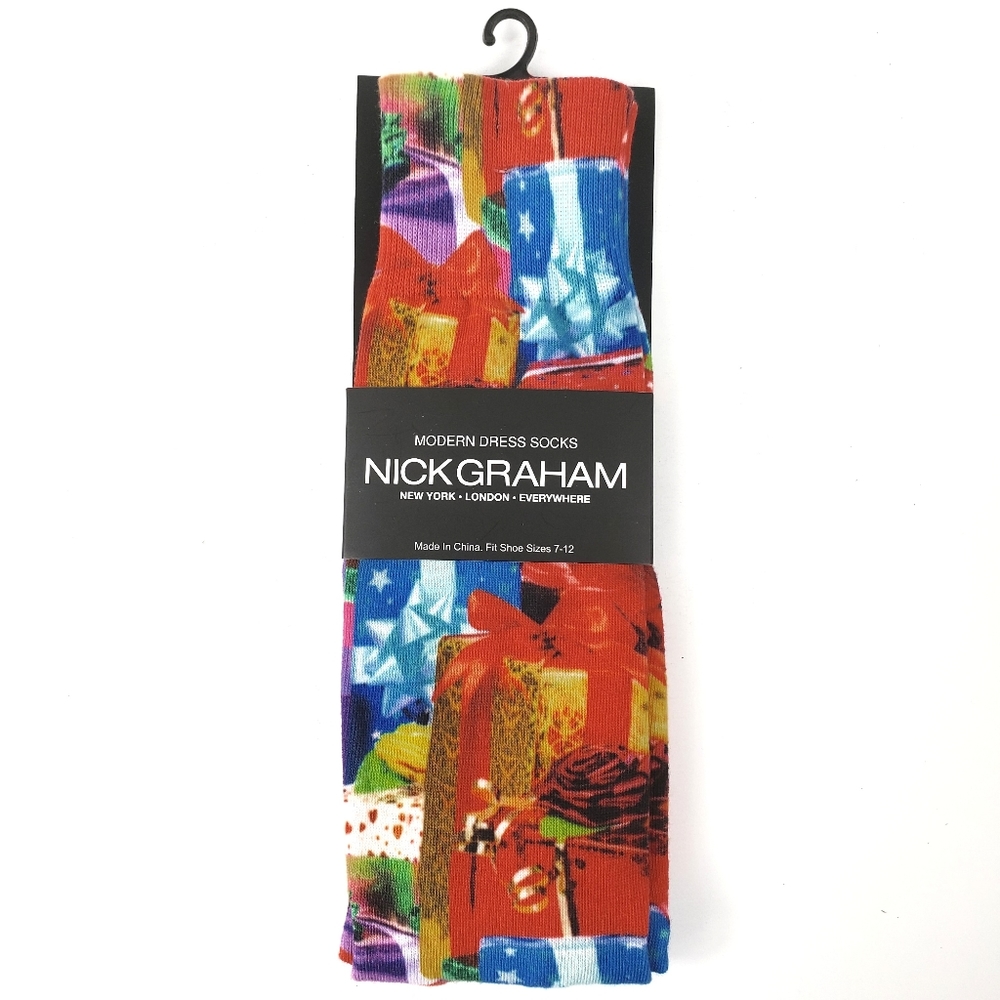 Nick Graham Modern Dress Socks Shoe Sizes 7-12 NWT